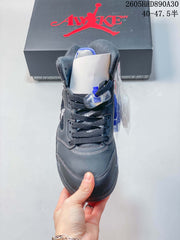 Nike Air Jordan 5 Retro High Sneakers in Gray and Blue