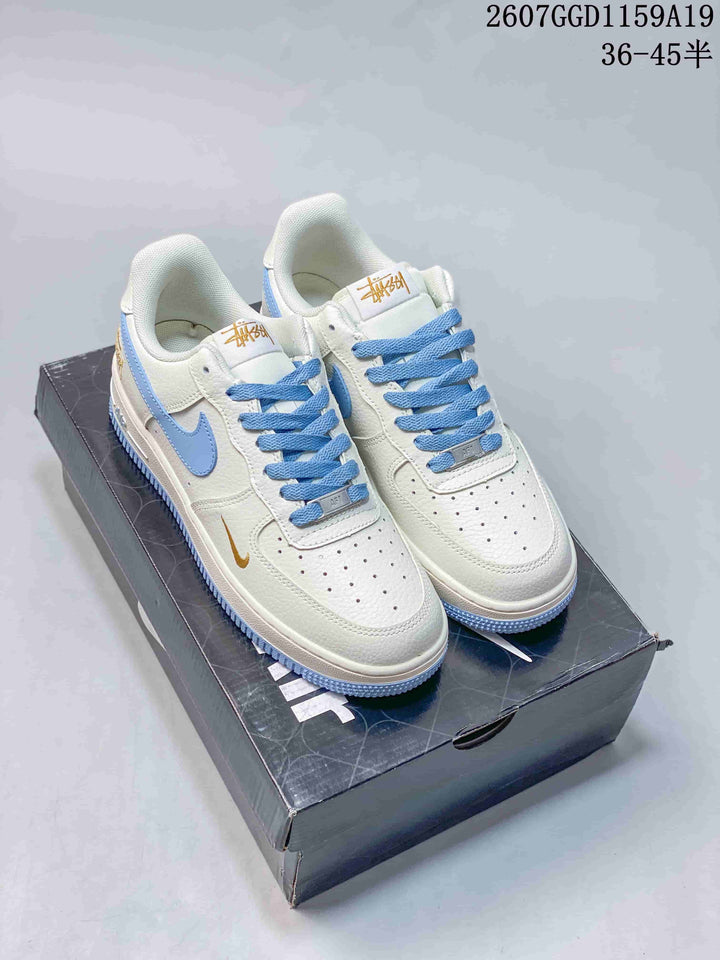 Nike Air Force 1 '07 Low White Light Blue Sneakers