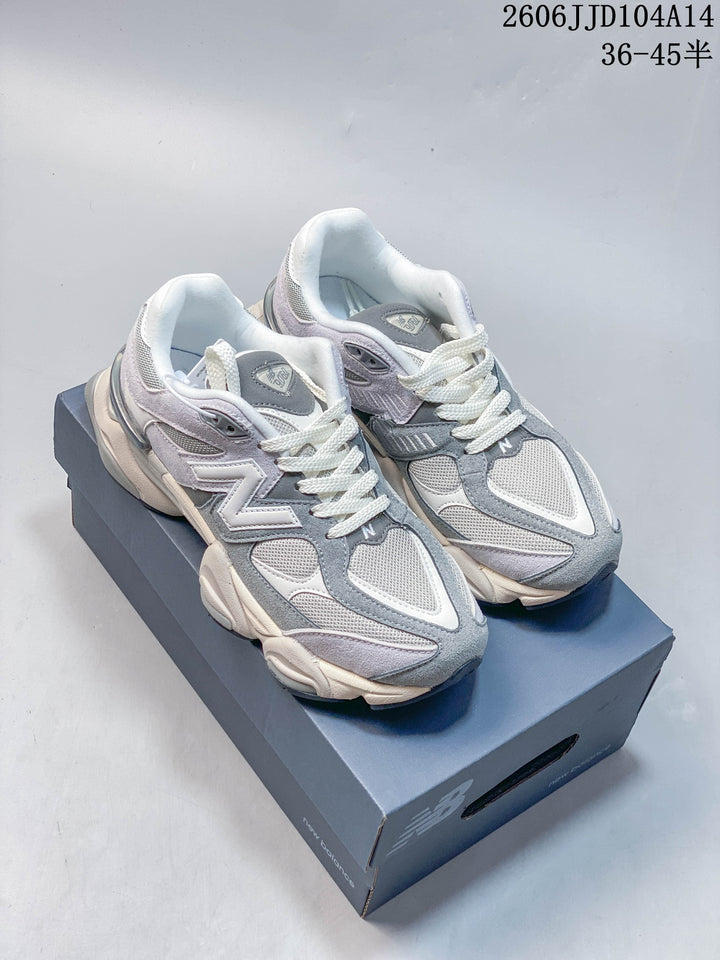 New Balance 9060 Sneakers in Grey and Lavender