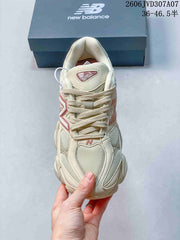 New Balance 9060 Cream Pink Retro Sneakers JVD307A07