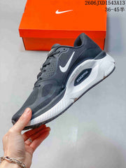 Nike Structure Plus Running Shoes in Charcoal and White