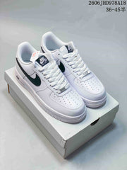 Nike Air Force 1 Low White and Black Sneakers