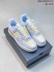 Nike Air Force 1 ’07 LV8 Light Blue and Cream Sneakers IV3222-400