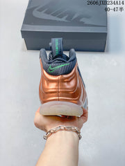Nike Air Foamposite One Copper Basketball Sneakers 624041-302