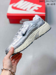 Nike P-6000 Sneakers White Silver 2607JJD117A17