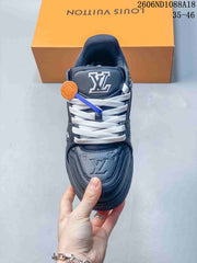 Louis Vuitton Trainer Low-Top Sneakers in Navy