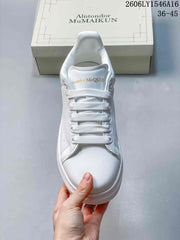 Alexander McQueen White Oversized Sole Low-Top Sneakers