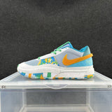 Nike Blue, White and Yellow Low-Top Sneakers