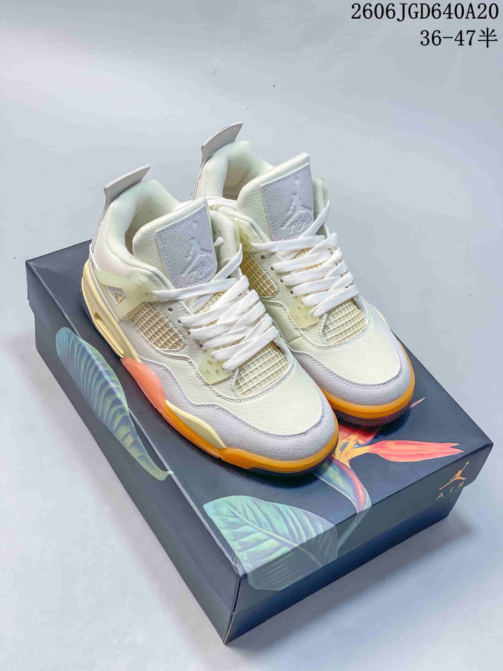 Jordan Air Jordan 4 Birds of Paradise Sneakers in Beige