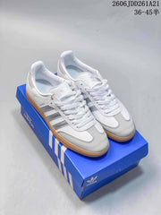 adidas Samba OG Low-Top Sneakers White and Silver