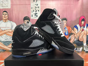 Jordan 5 Black and White High-Top Sneakers