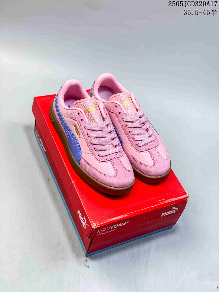 PUMA Club II Era Pink Low-Top Sneakers