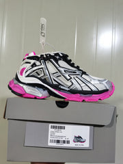 9155 Runner Sneakers Silver Black Fluorescent Pink