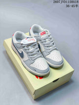 Nike SB Dunk Low Sneakers Gray White Black