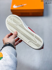 Nike Blazer Low '77 Jumbo Red and White Sneakers