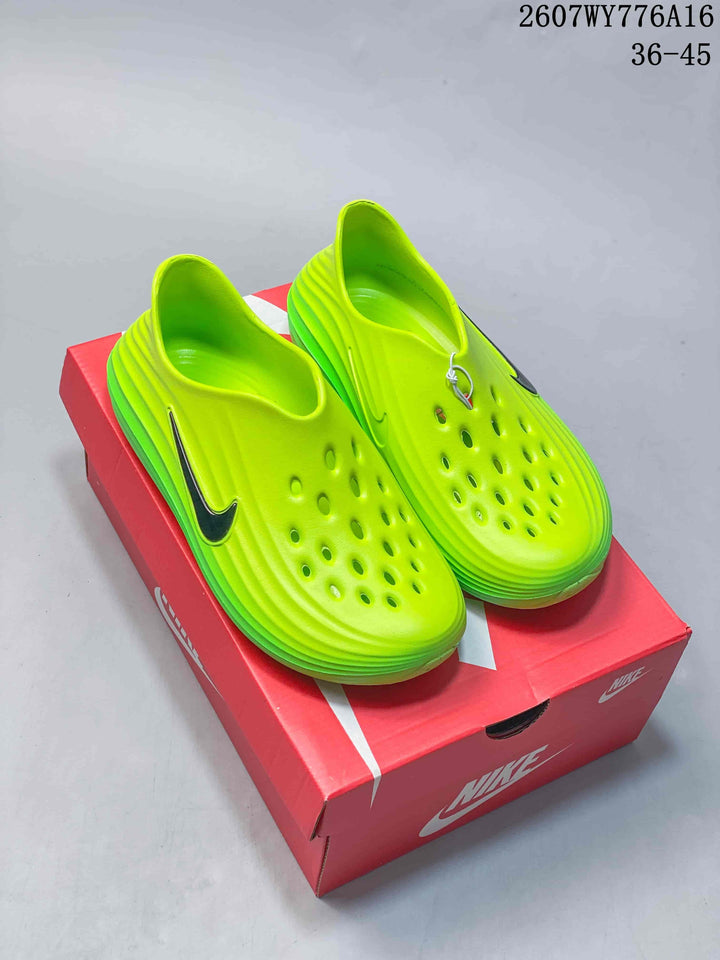 Nike ReactX Rejuven8 Clogs Neon Green 2607WY776A16