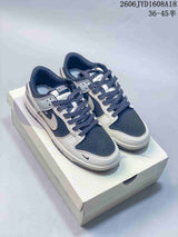 Nike SB Dunk Low Supreme Kith Navy and Grey Sneakers