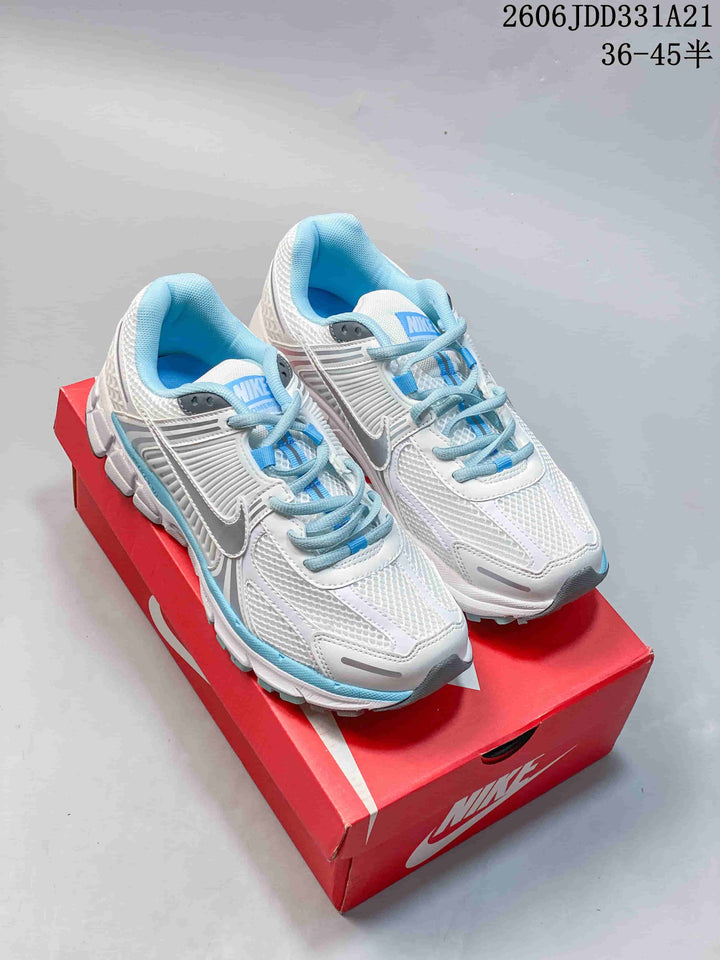 Nike Zoom Vomero 5 White Blue Running Shoes FJ4151-004