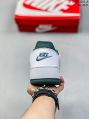 Nike Full Force Low Sneakers White and Green