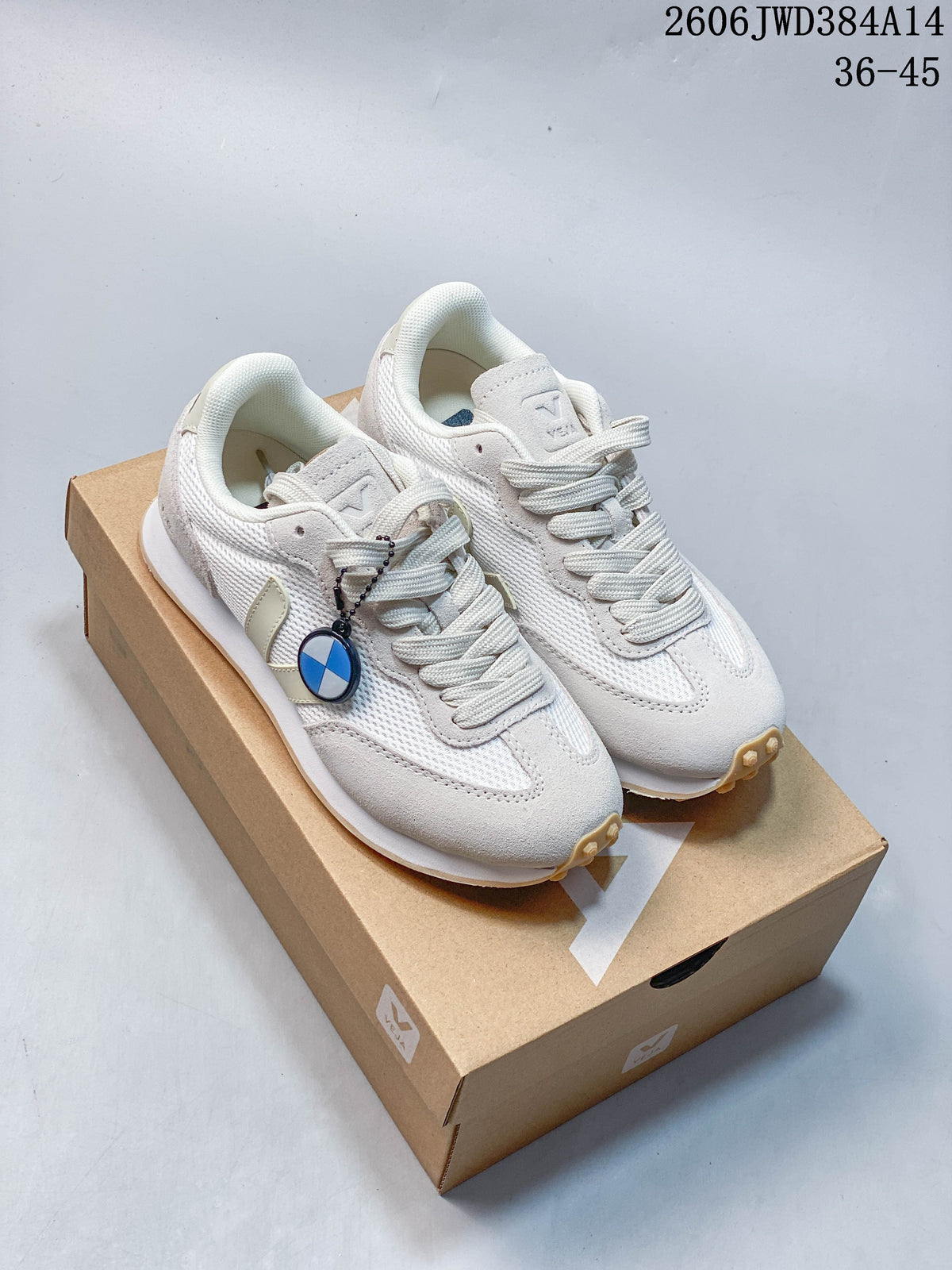 Veja Esplar Sneakers in White and Light Grey