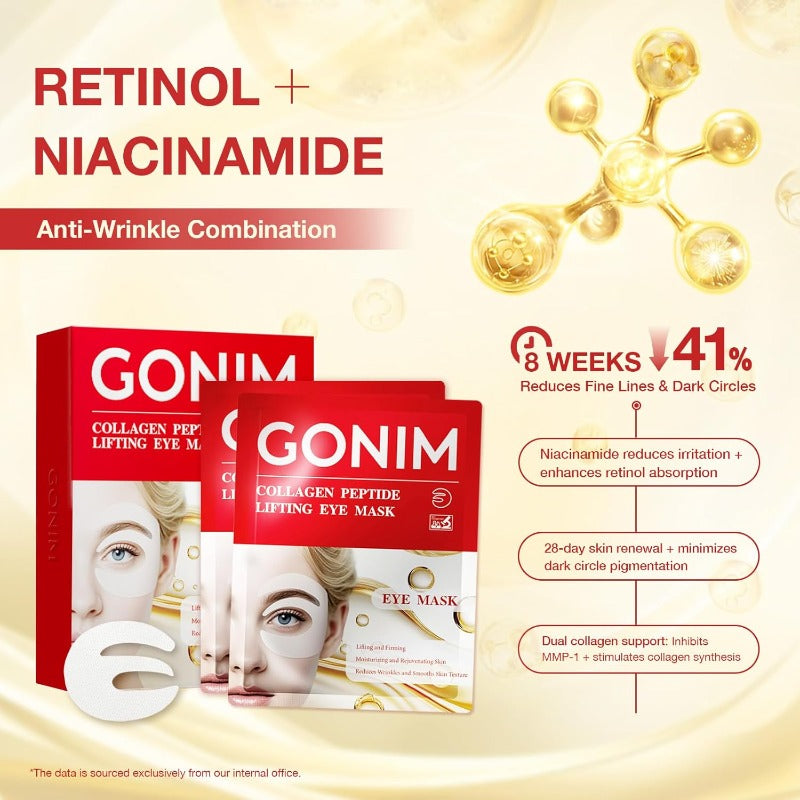 Under Eye Patches 360 Fit Eye Mask with Collagen Peptide Salmon DNA PDRN Retinol Niacinamide Eye Patches for Puffy Eyes and Dark Circles Travel Essentials 4 Pairs