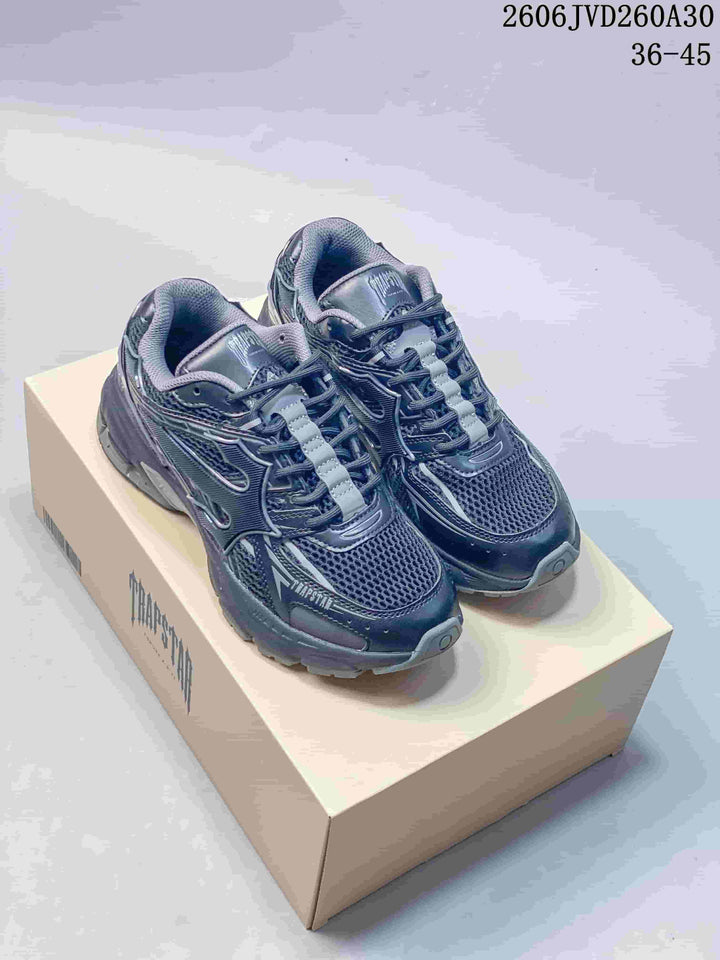 Trispeed 3000 Trainer Chunky Retro Running Sneakers, Gray