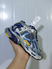 1474 Mesh Runner Sneakers in Grey, Blue and Orange