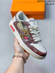 Nike Air Jordan 1 Low OG SP Brown White Sneakers 2607GXD1588A18