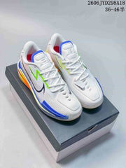 Nike Air Zoom GT Cut Low-Top Basketball Shoes, White