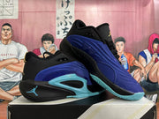Jordan Luka 4 Basketball Shoes Black Blue