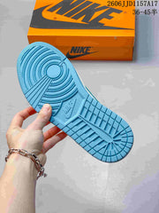 Jordan Air Jordan 1 Low White Grey Blue Sneakers