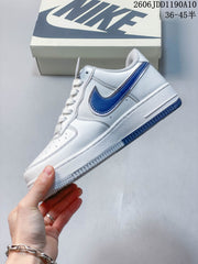 Nike Air Force 1 '07 Low White and Blue Sneakers