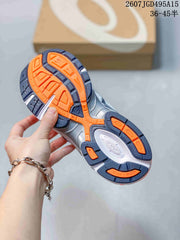 ASICS GEL-1130 White Navy Orange Sneakers 2607JGD495A15