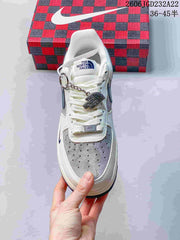 Nike Air Force 1 '07 Low White Grey Blue Sneakers
