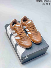 adidas Adipista Brown and White Casual Trainers