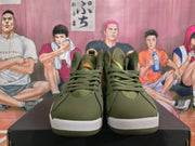 Jordan 6 Retro High-Top Sneakers in Olive Green and Orange
