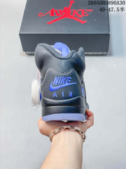 Nike Air Jordan 5 Retro High Sneakers in Gray and Blue