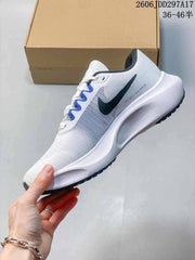 Nike Zoom Fly 5 White and Blue Running Shoes JDD297A17