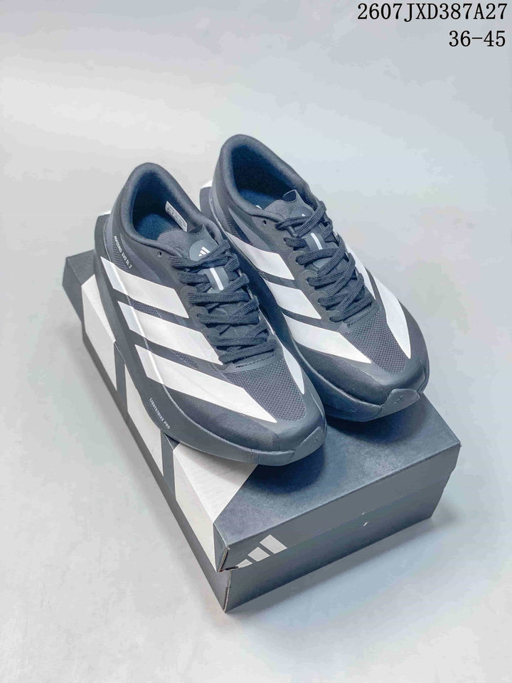 adidas Adizero Evo SL ATR Black White Running Sneakers