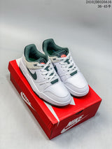 Nike Full Force Low Sneakers White and Green