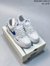 Nike Air Force 1 '07 Low White and Blue Sneakers