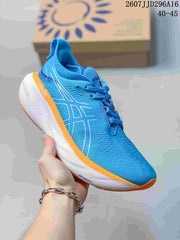 ASICS GEL-Nimbus 25 Blue Orange Running Shoes