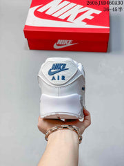 Nike Air Max 90 White and Blue Retro Sneakers
