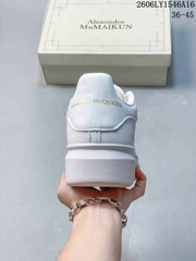 Alexander McQueen White Oversized Sole Low-Top Sneakers