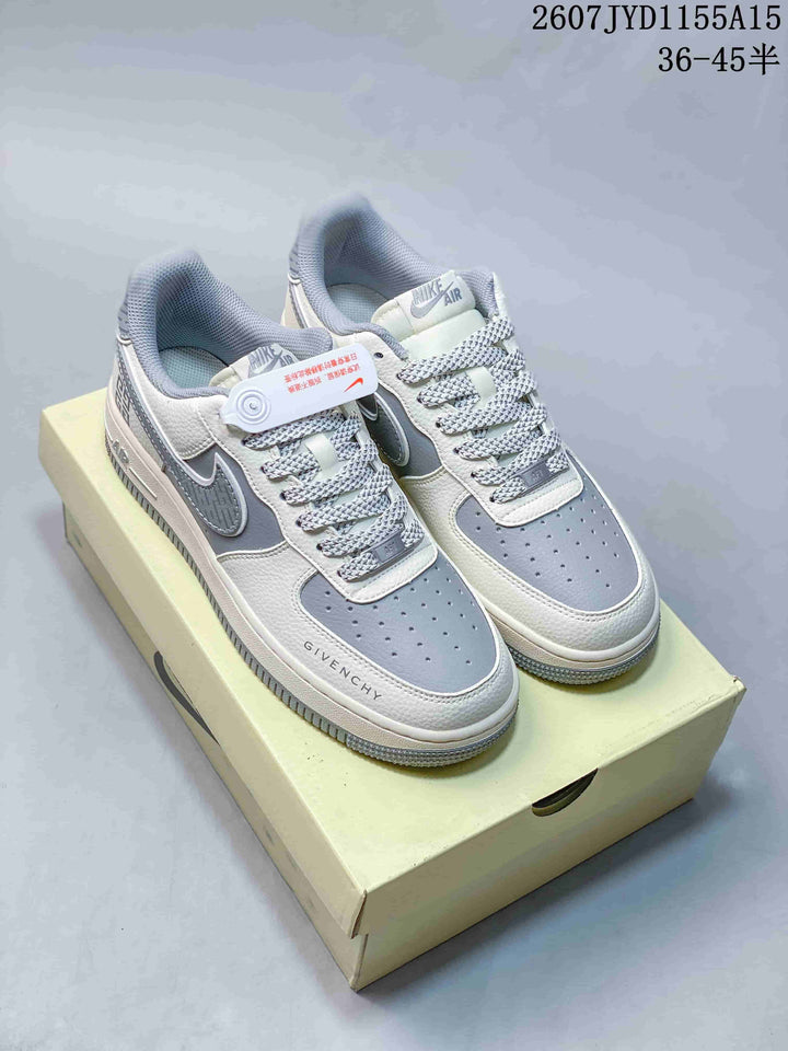 Nike Air Force 1 Low Gray Blue Sneakers 2607JYD1155A15