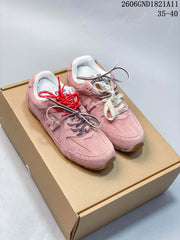 Miu Miu x New Balance 530SL Pink Suede Sneakers