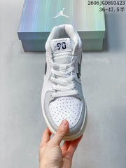 Jordan Stadium 90 White and Grey Sneakers