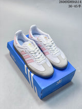adidas Samba OG Low-Top Sneakers White Pink Beige