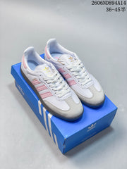 adidas Samba OG Low-Top Sneakers White Pink Beige