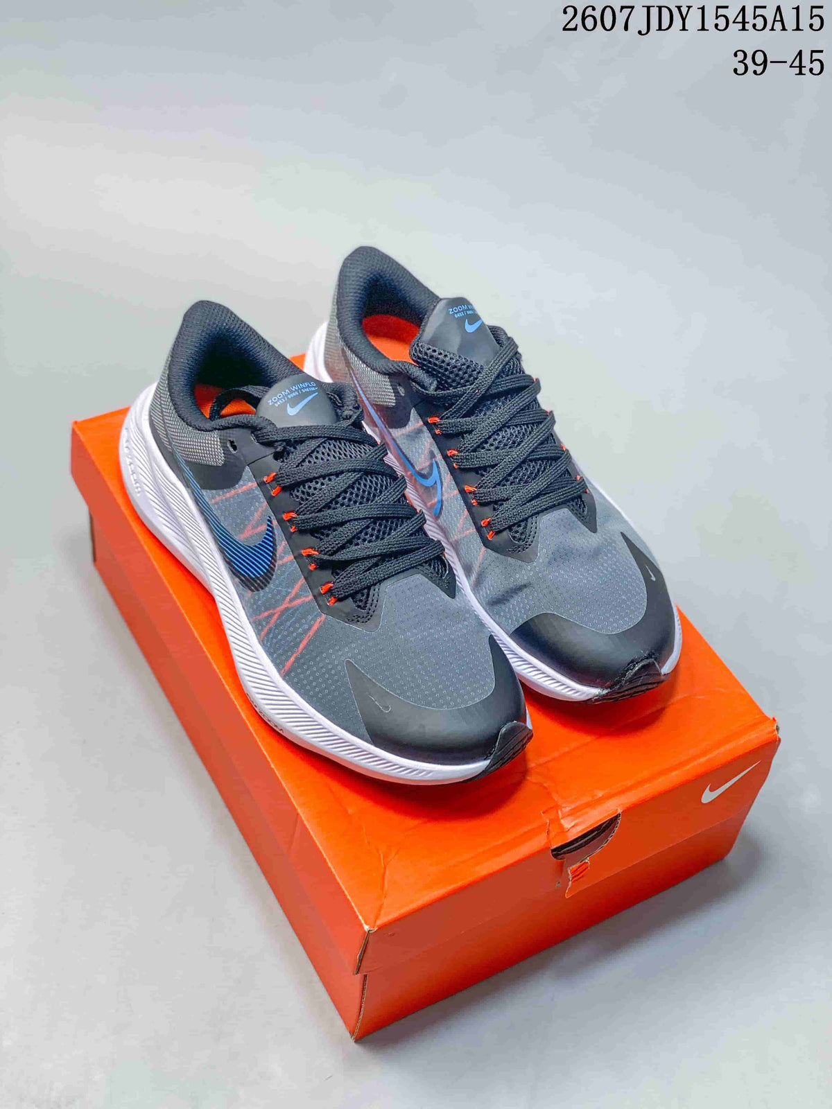 Nike Zoom Winflo 8 Women's Running Shoes Gray Blue